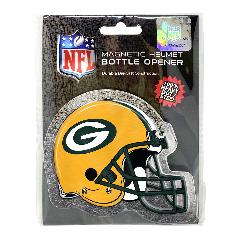Iman Destapador Casco Bottle Opener Party Animal Nfl Packers