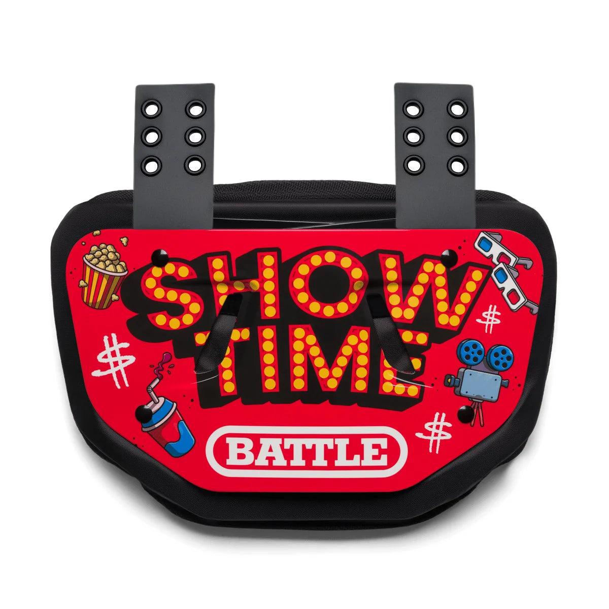 Back Plate Battle Sports Fútbol Americano Showtime Infantil
