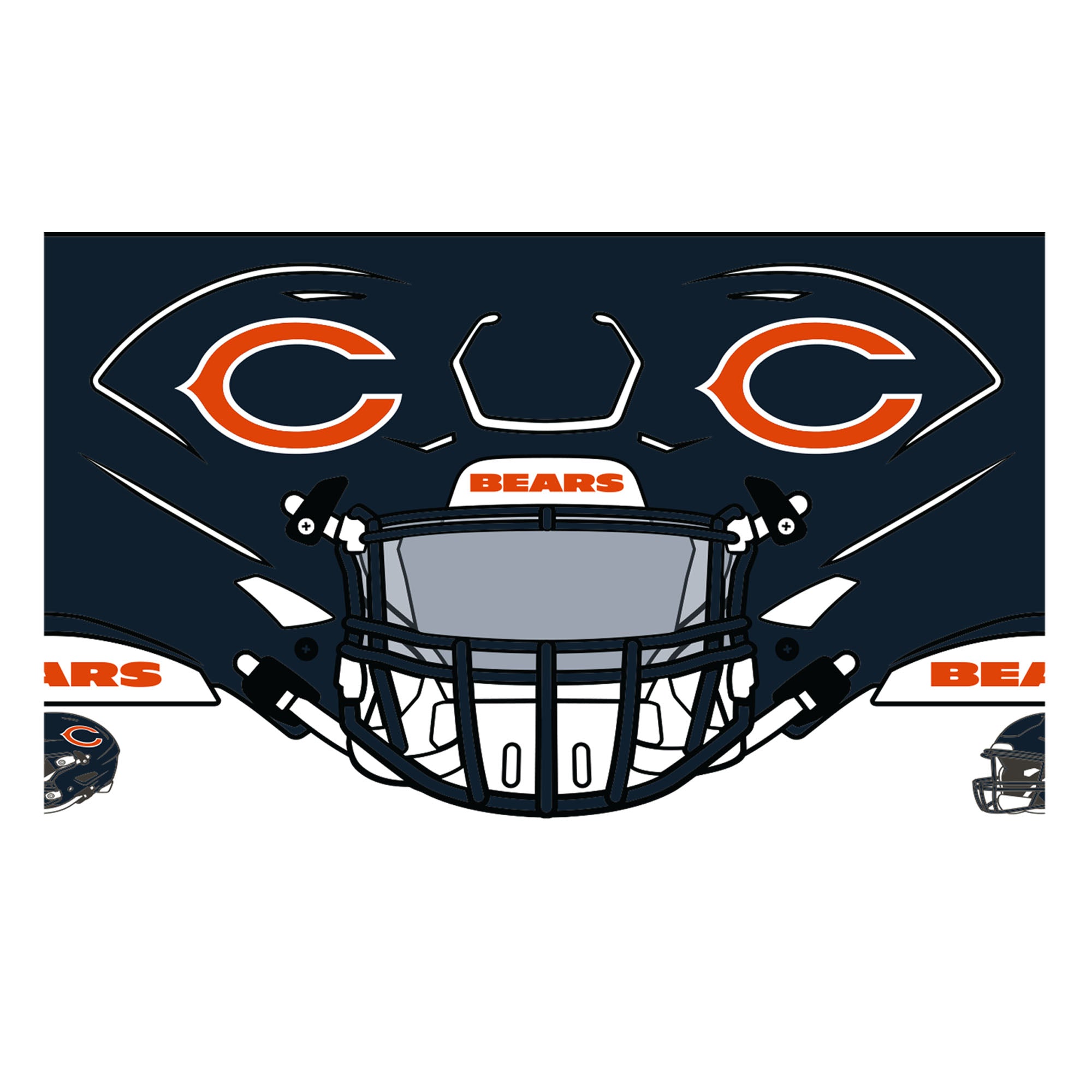 Termo 946ml The Big Slim Helmet NFL Chicago Bears