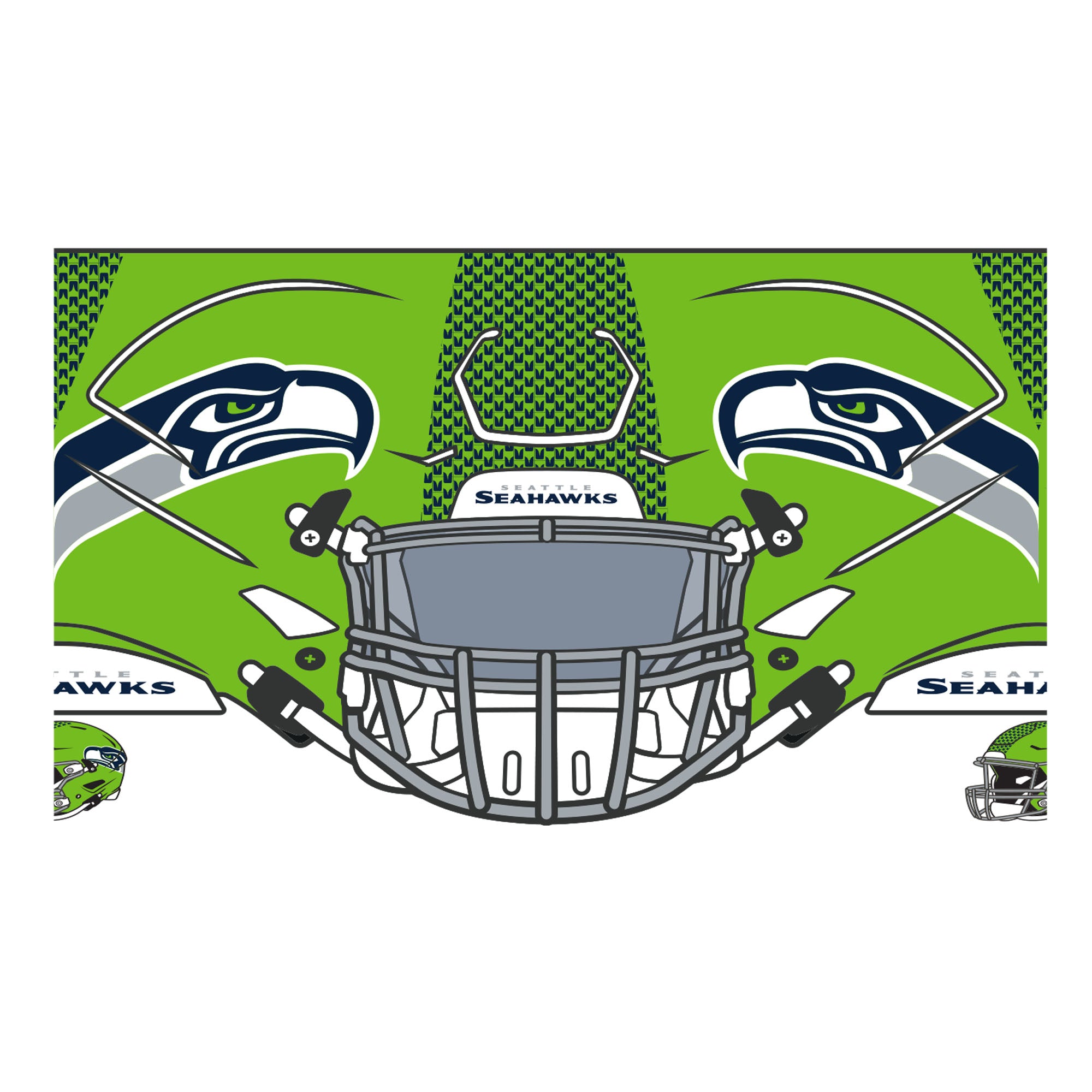 Termo 946ml The Big Slim Helmet NFL Seattle Seahawks