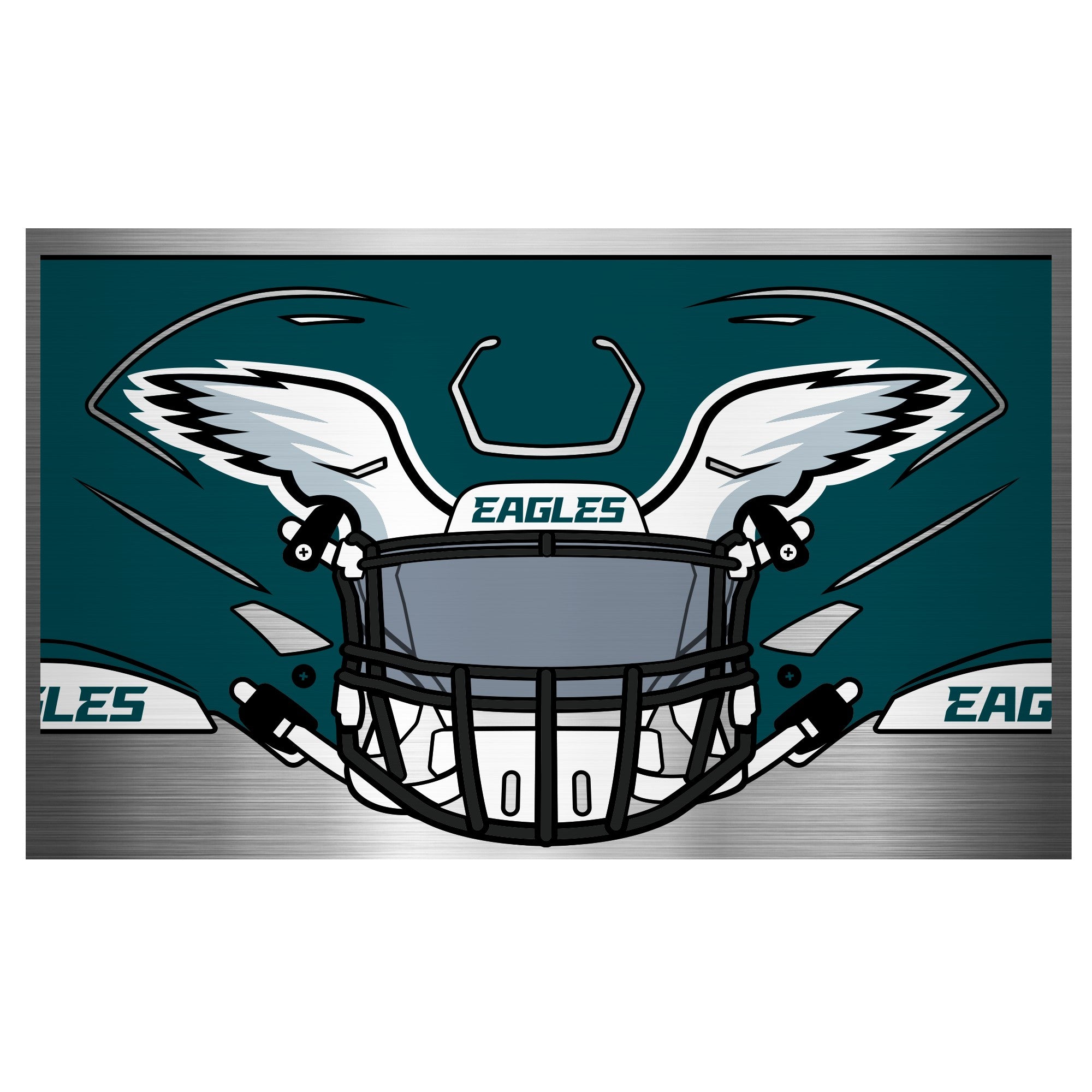 Termo 946ml The Big Slim Helmet NFL Philadelphia Eagles