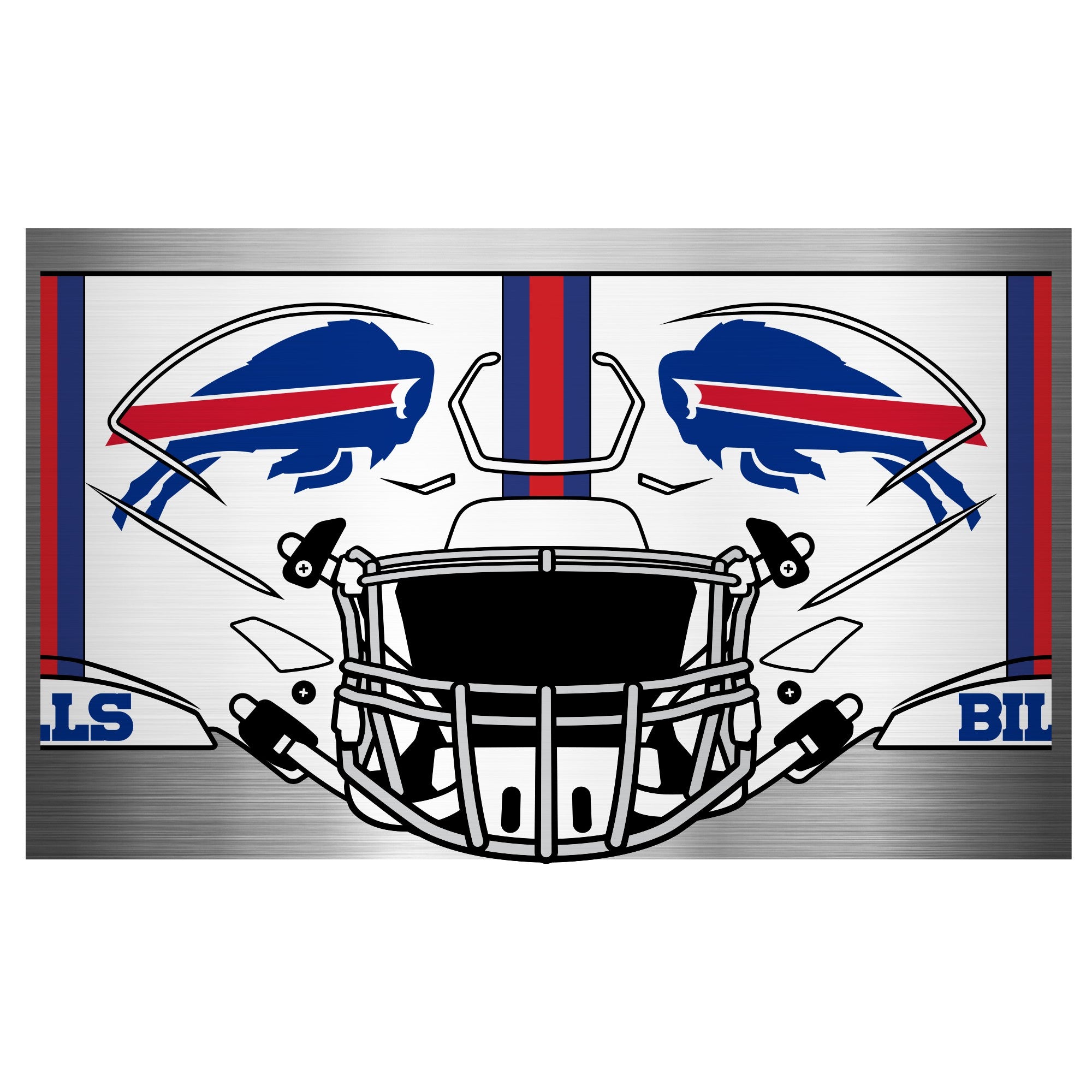 Termo 946ml The Big Slim Helmet NFL Buffalo Bills