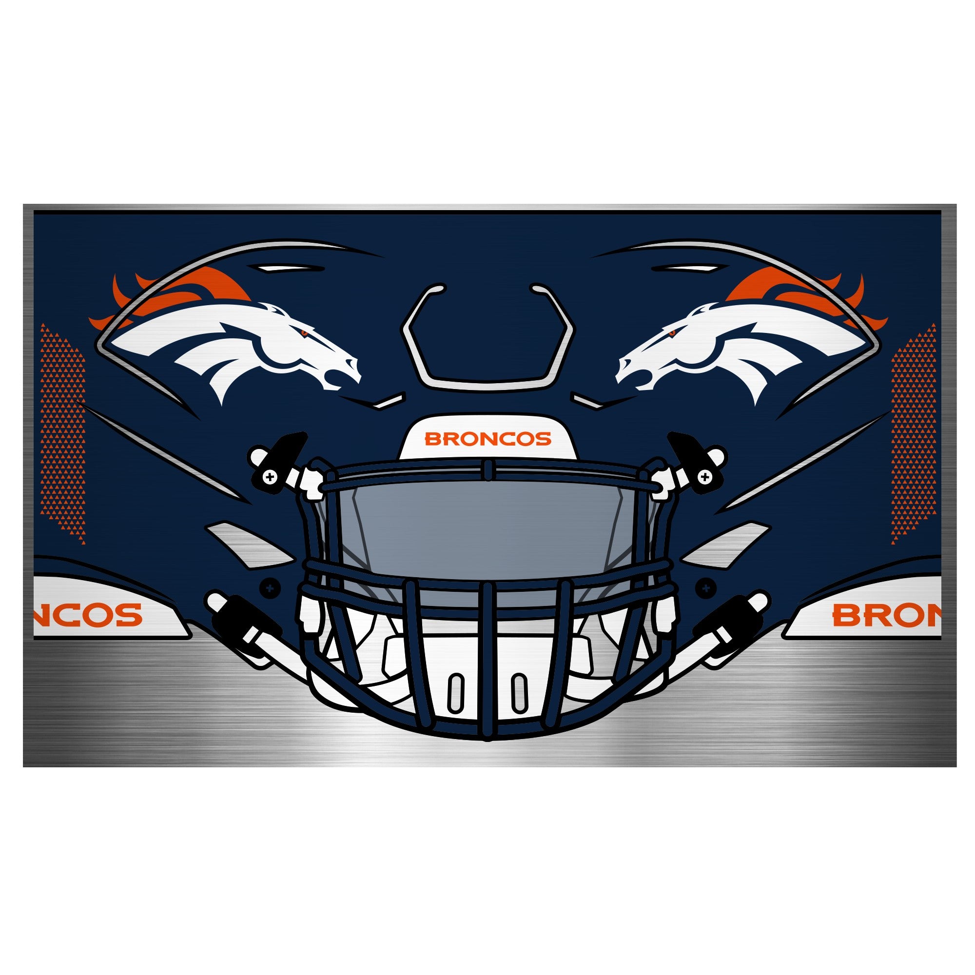 Termo 946ml The Big Slim Helmet NFL Denver Broncos