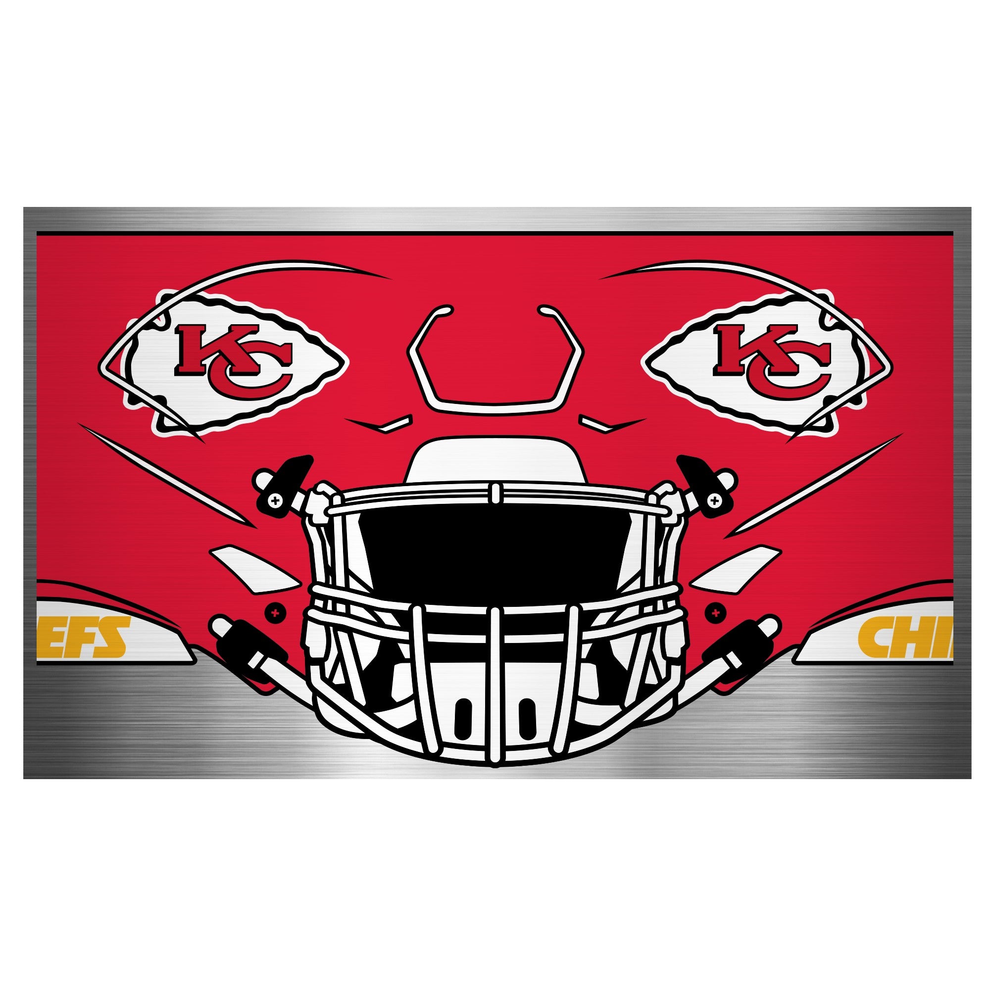 Termo 946ml The Big Slim Helmet NFL Kansas City Chiefs