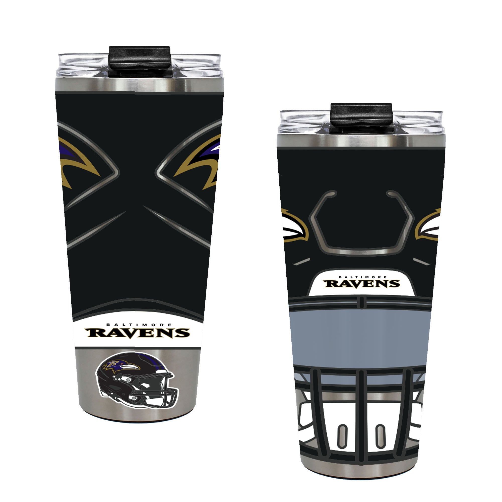 Termo 946ml The Big Slim Helmet NFL Baltimore Ravens