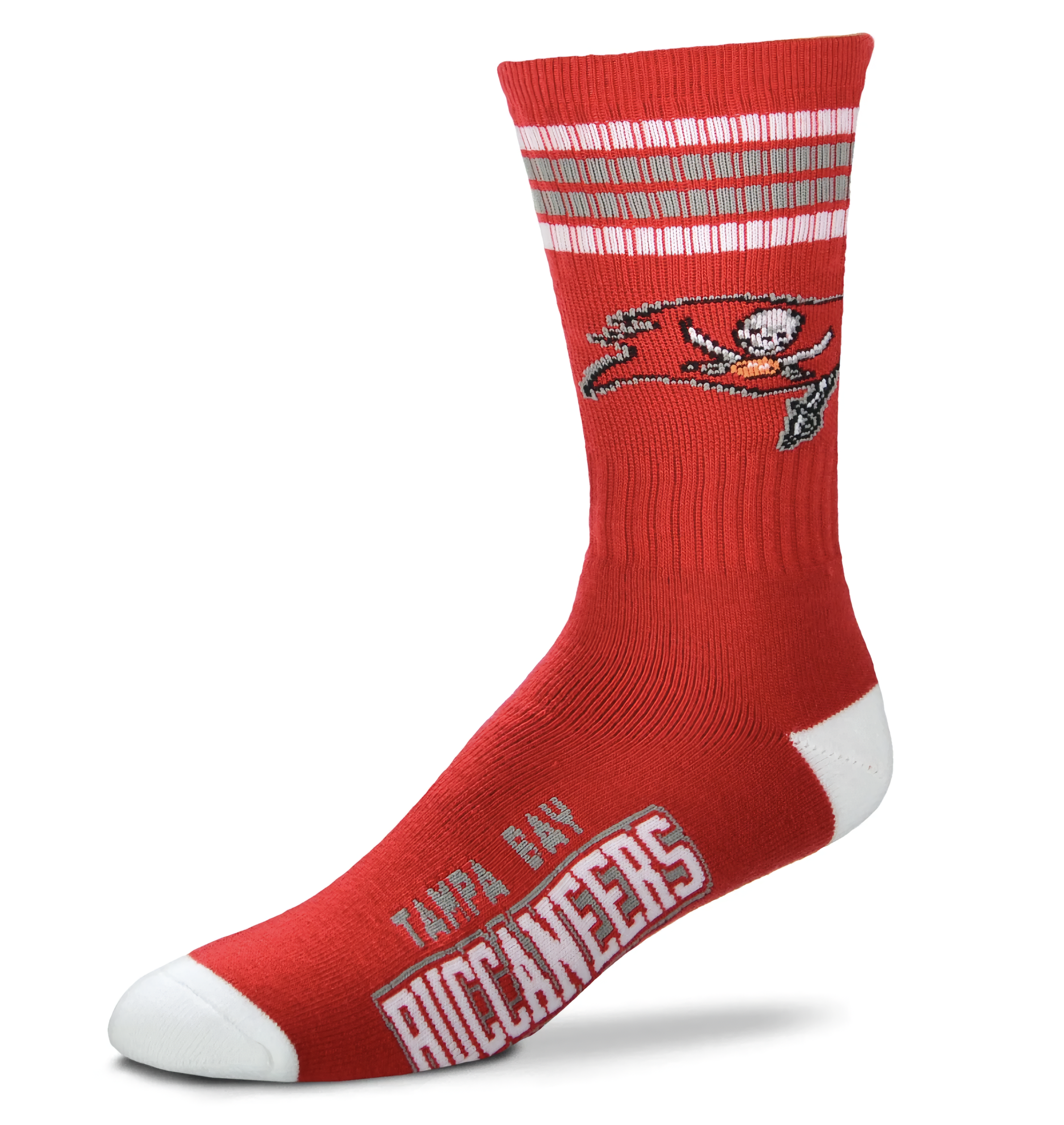 Calceta NFL 4 Stripes Deuce Infantil Unitalla Buccaneers