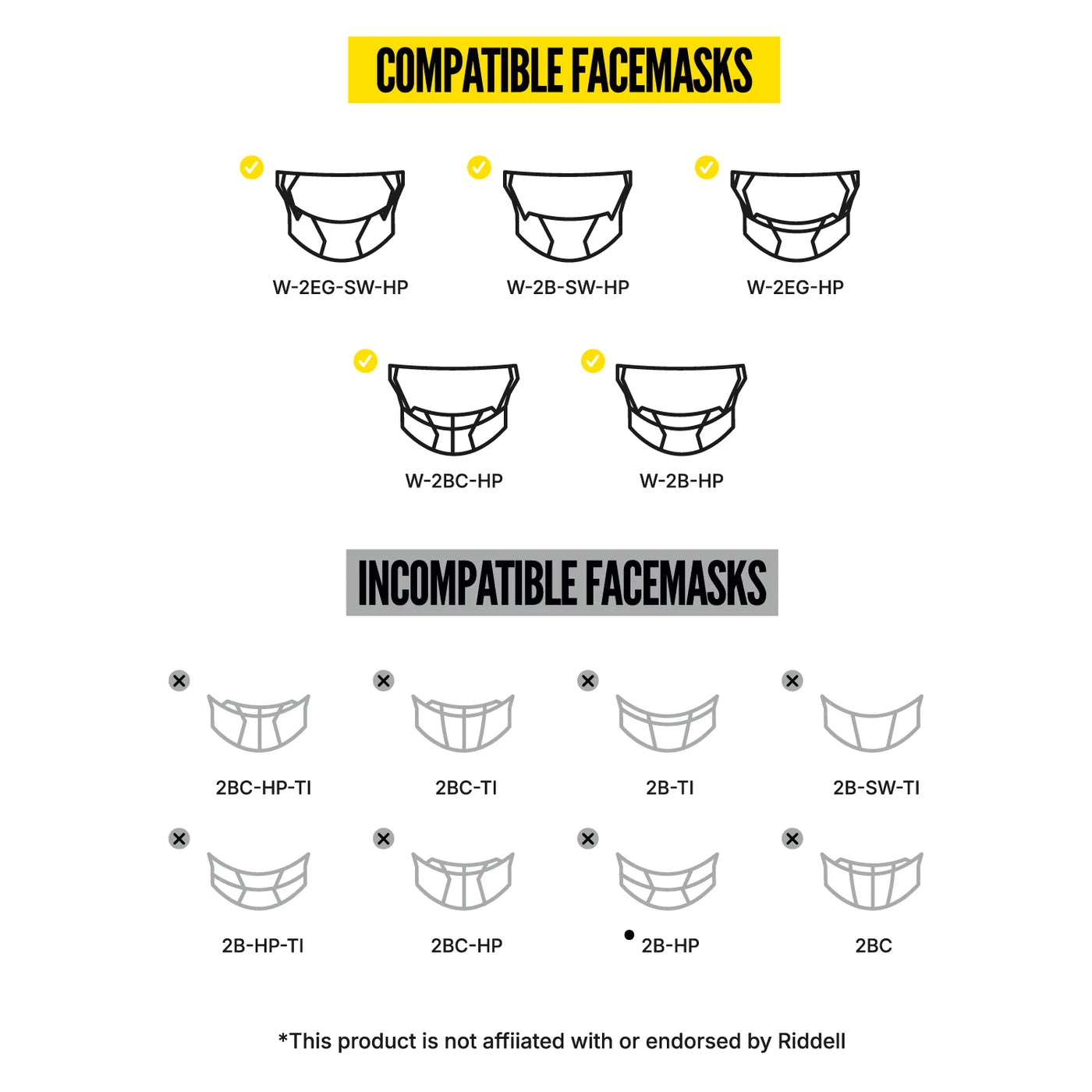 Mica Clear VZX - NXTRND Compatible con Casco Riddell Axiom