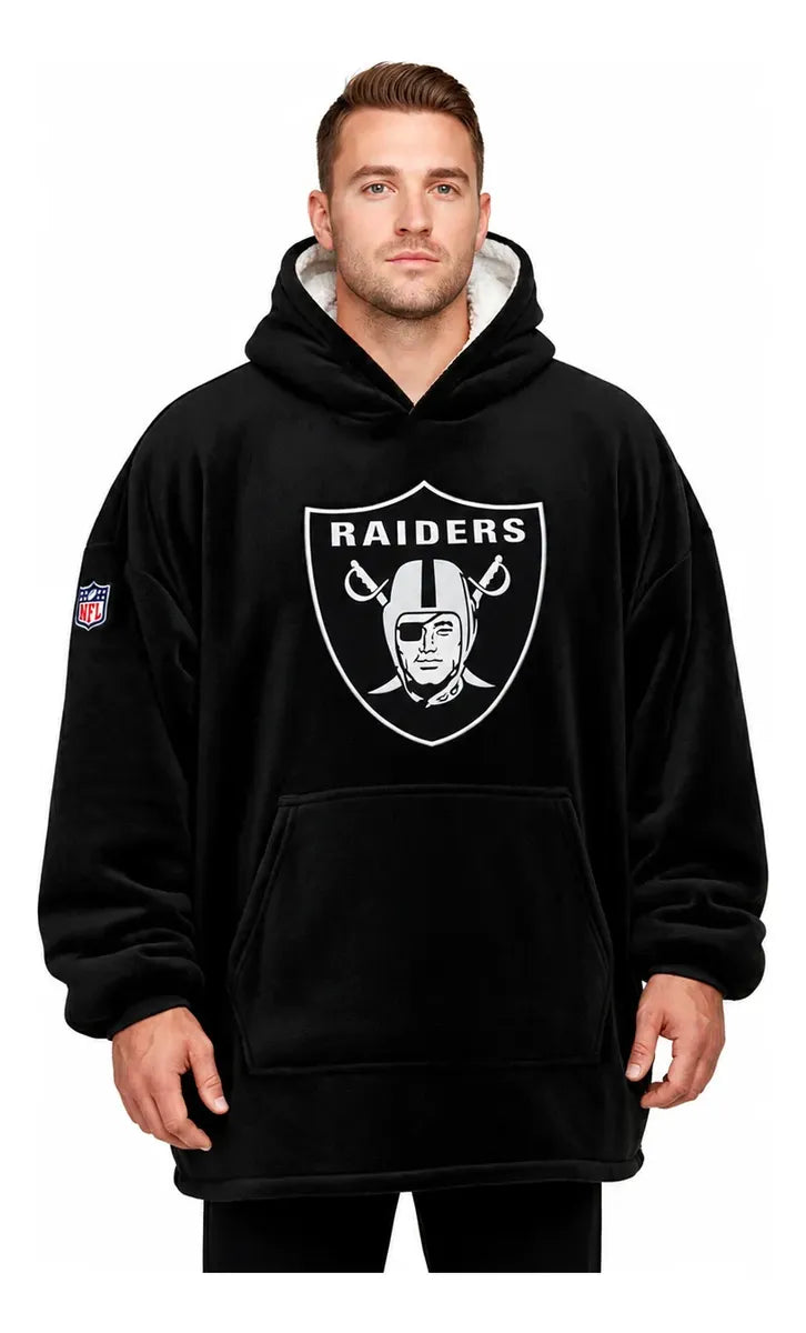 Sudadera Cobija Doble Vista NFL 26 Las Vegas Raiders