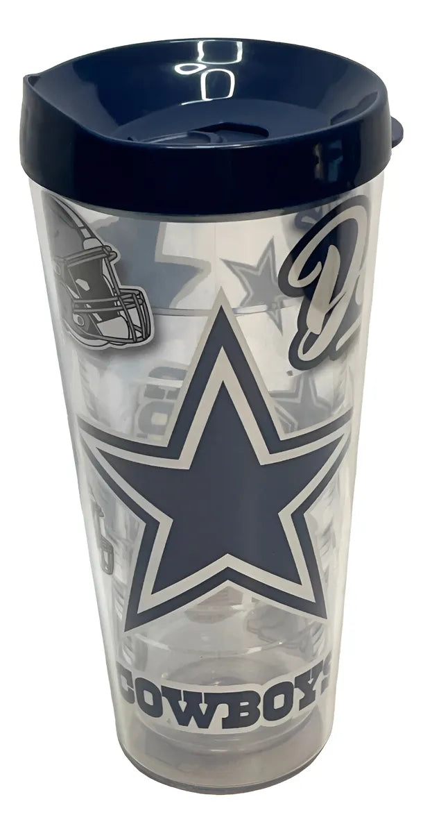 Vaso De Plástico MRL Double Wall 650ml NFL Dallas Cowboys