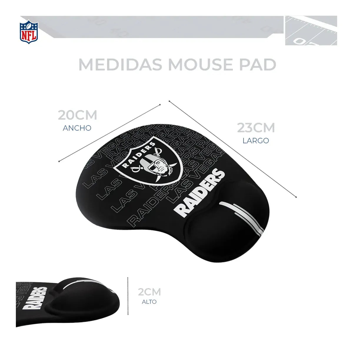 Mouse Pad Set NFL 26 Las Vegas Raiders