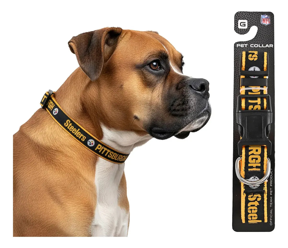 Collar Para Mascota NFL 26 Pittsburgh Steelers