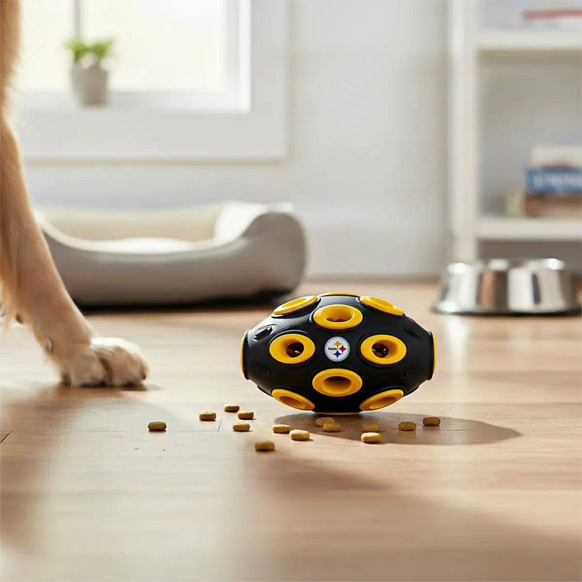 Juguete Mascota NFL 26 Pelota Dispensadora Anémona Pittsburgh Steelers