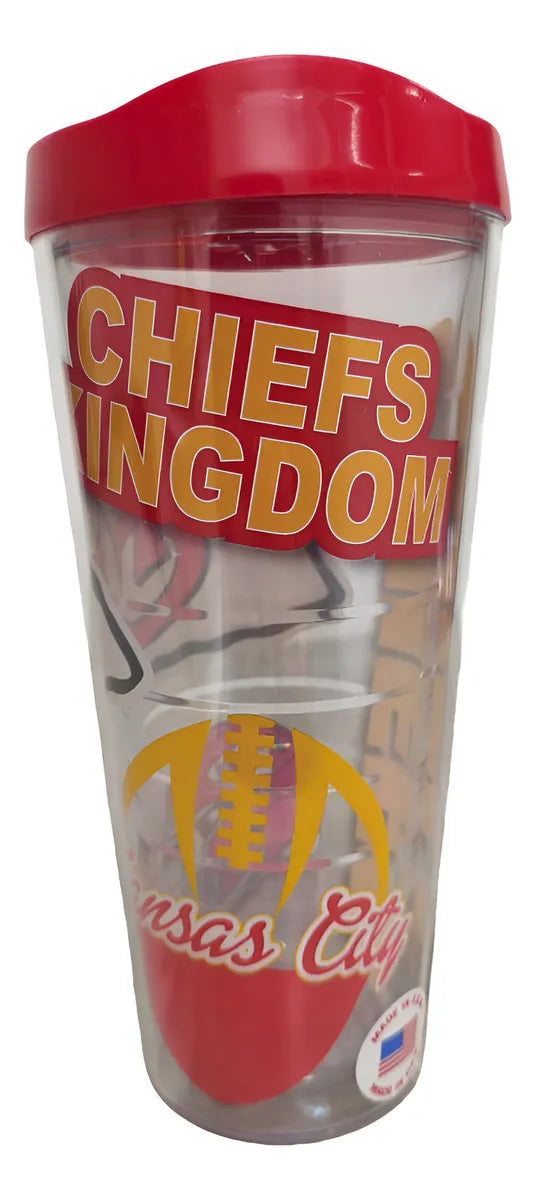 Vaso De Plástico MRL 650ml NFL Kansas City Chiefs