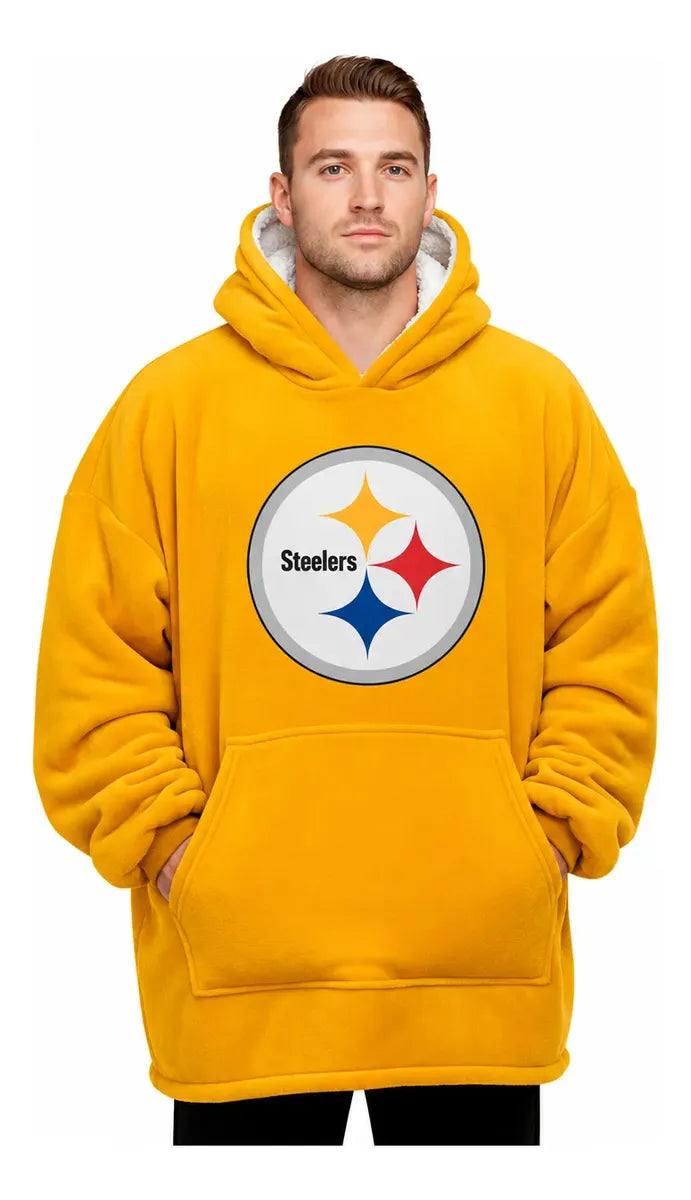 Sudadera Cobija Doble Vista NFL 26 Pittsburgh Steelers