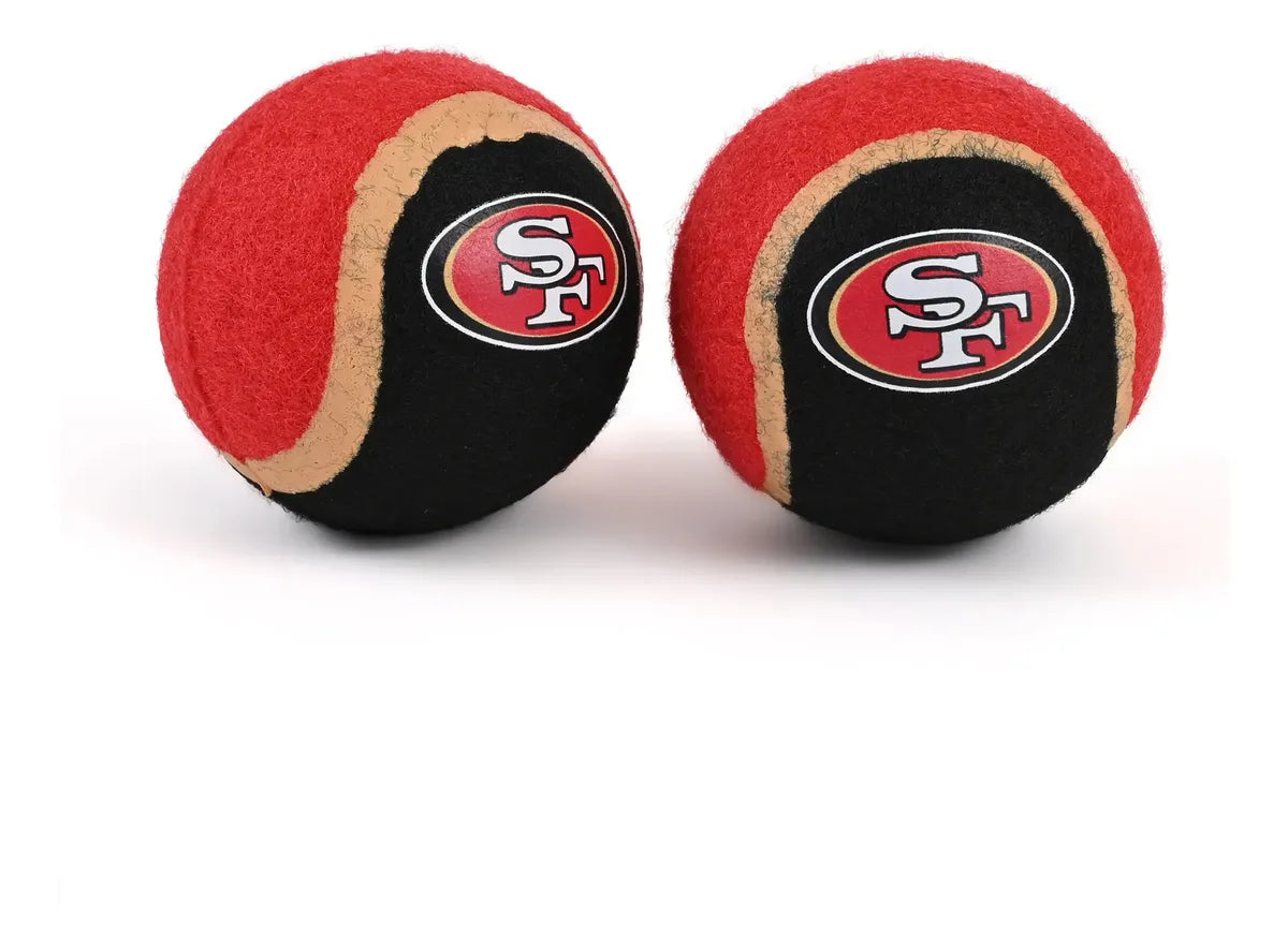 Juguete Mascota NFL 26 Set Pelota Tenis San Francisco 49ers