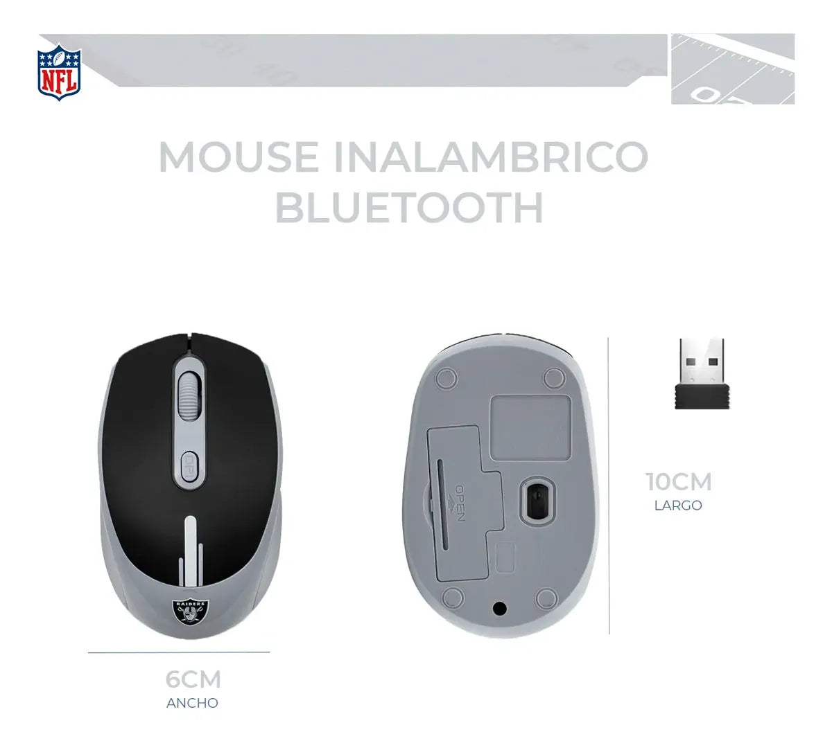 Mouse Pad Set NFL 26 Las Vegas Raiders