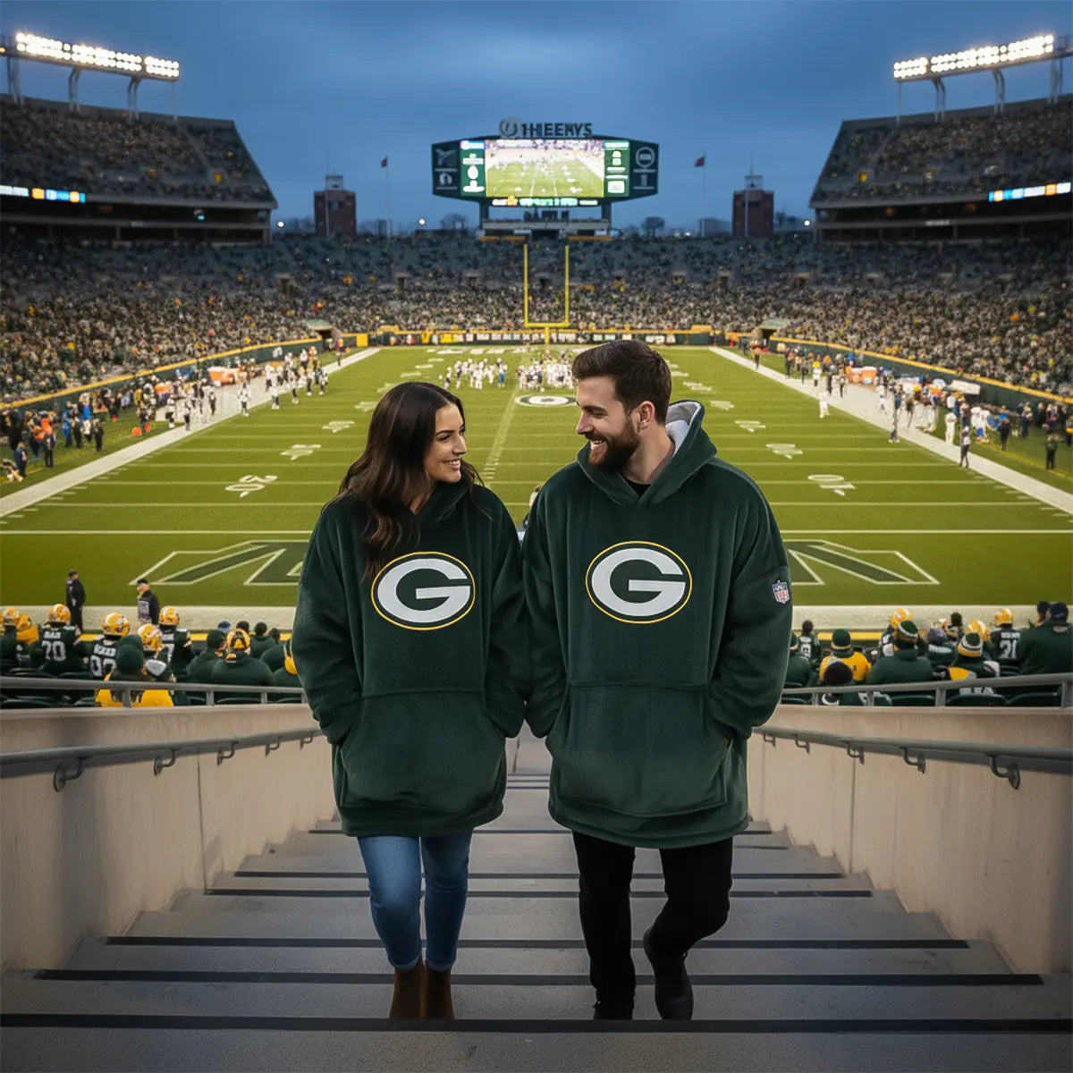 Sudadera Cobija Doble Vista NFL 26 Green Bay Packers