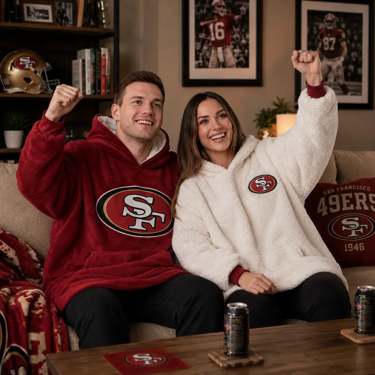 Sudadera Cobija Doble Vista NFL 26 San Francisco 49ers