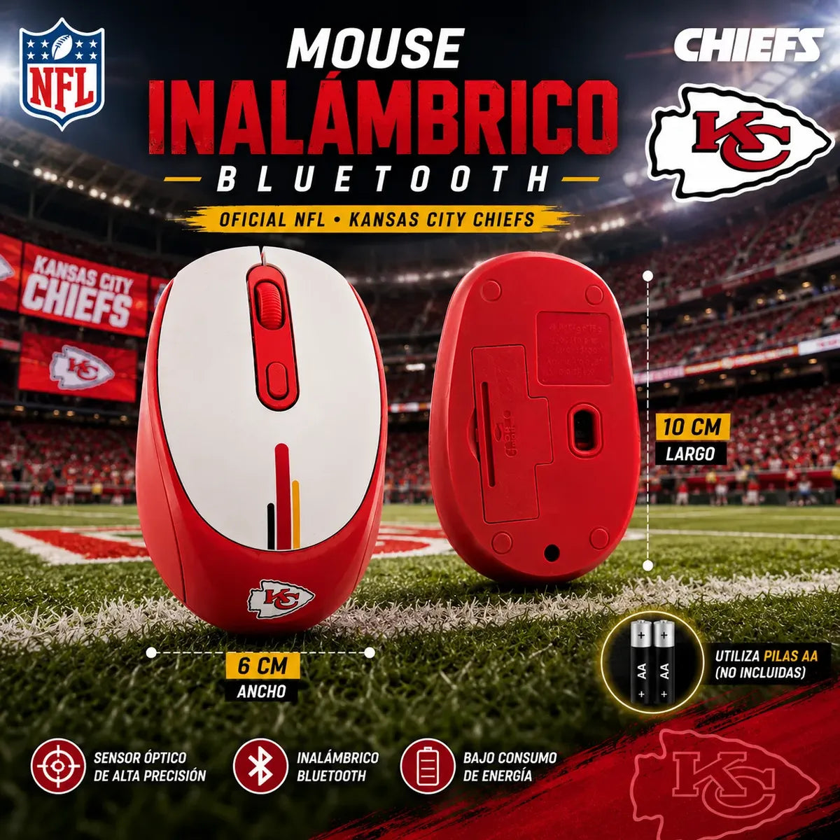 Mouse Pad Set NFL 26 Kansas City Chiefs