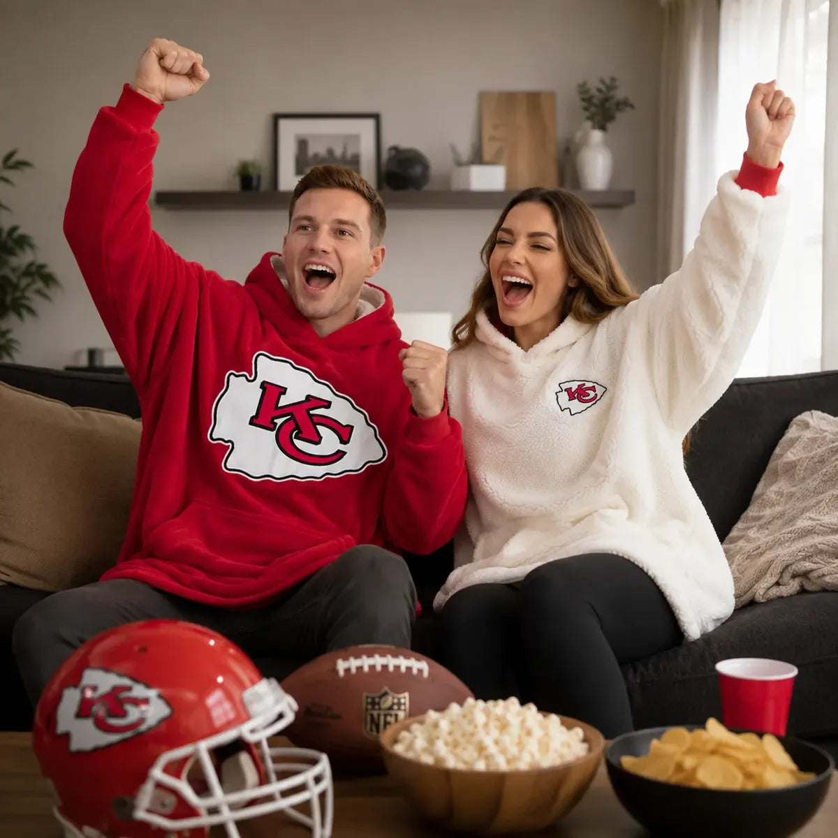 Sudadera Cobija Doble Vista NFL 26 Kansas City Chiefs
