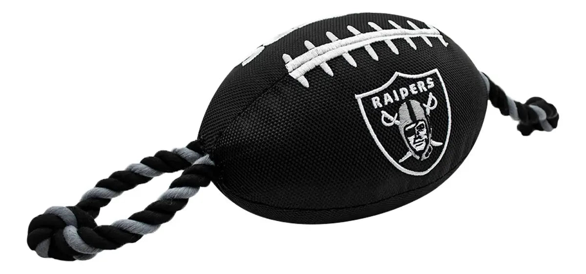 Juguete Mascota NFL 26 Balón Cuerdas Las Vegas Raiders