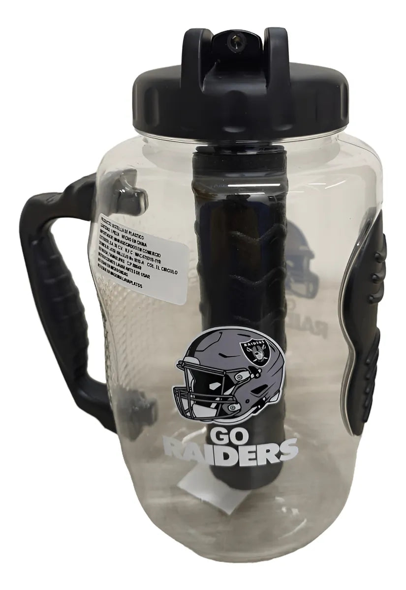 Botella De Plástico Big Flip 2.2L MRL NFL Las Vegas Raiders