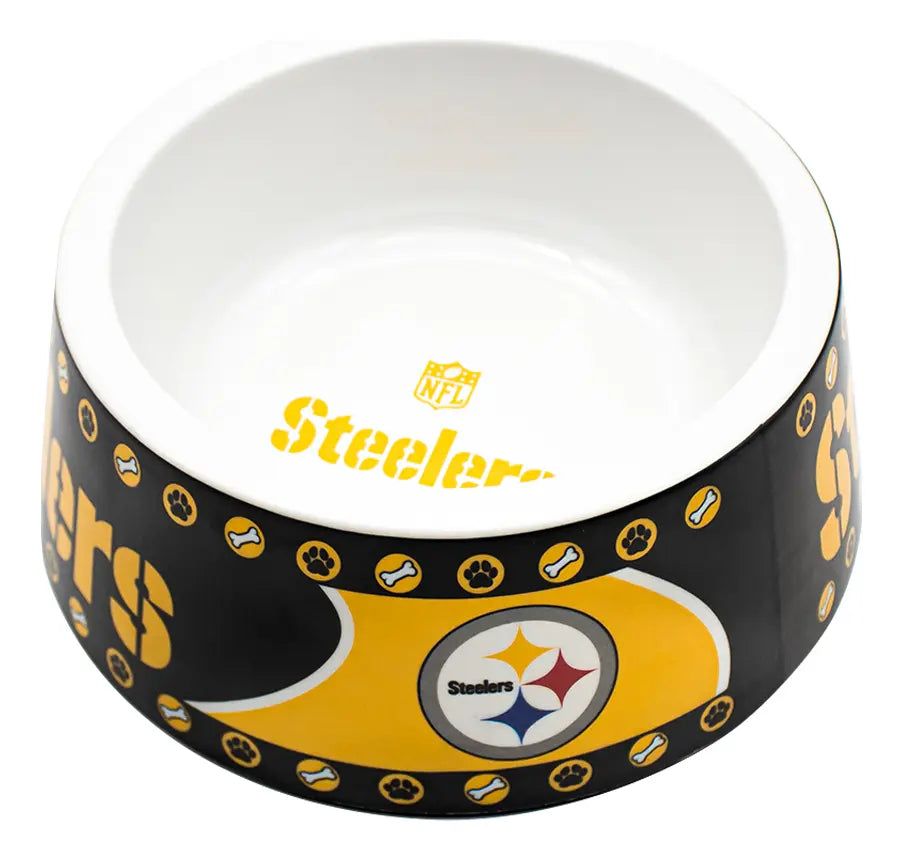 Plato Para Mascota NFL 26 Melamina Pittsburgh Steelers