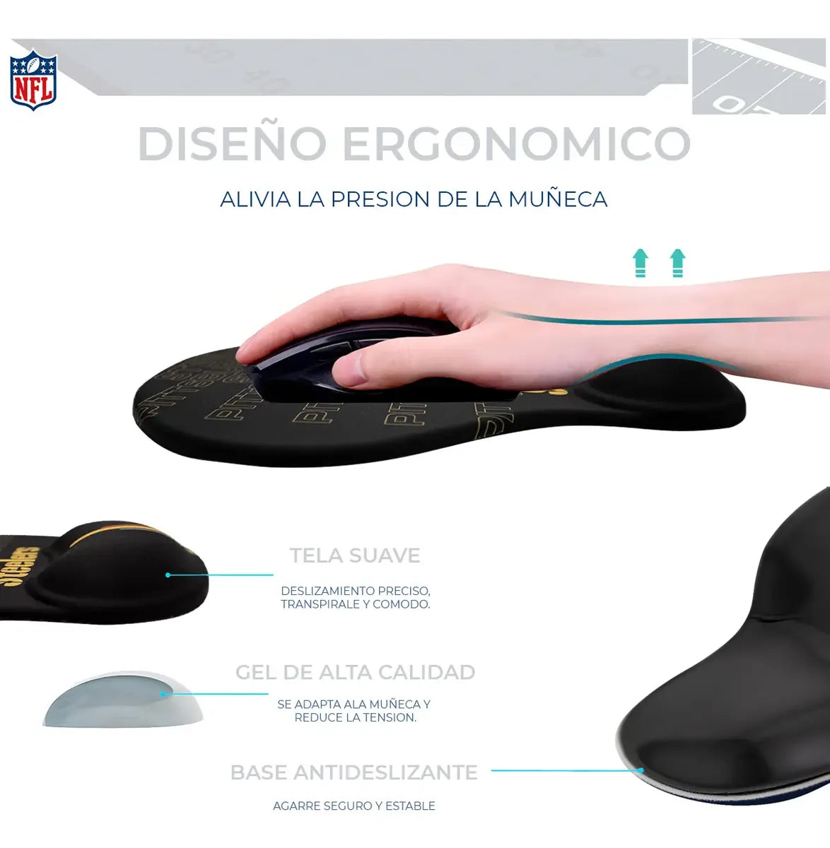 Mouse Pad Set NFL 26 Pitssburgh Steelers