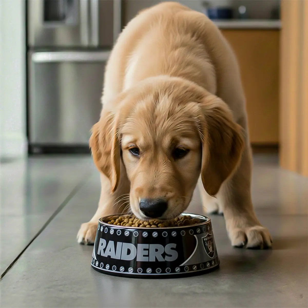 Plato Para Mascota NFL 26 Melamina Las Vegas Raiders