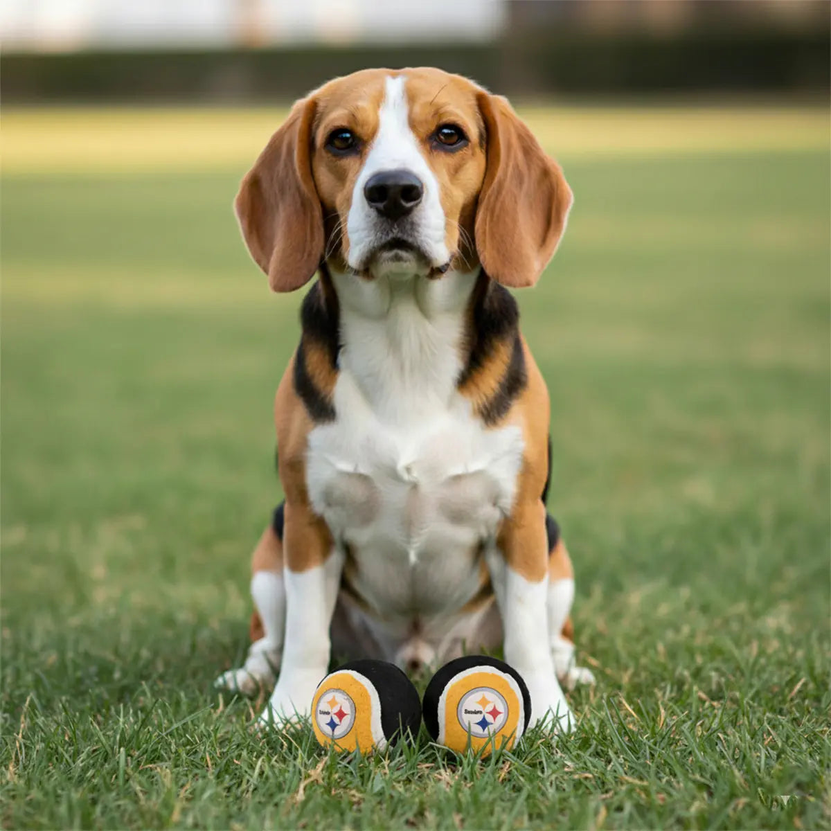 Juguete Mascota NFL 26 Set Pelota Tenis Pittsburgh Steelers