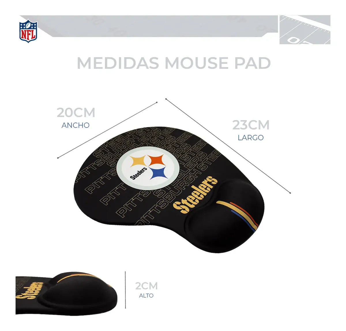 Mouse Pad Set NFL 26 Pitssburgh Steelers