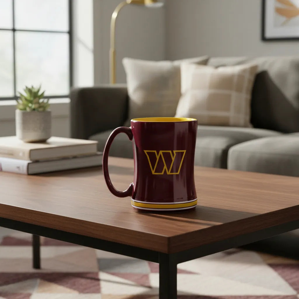 Taza De Cerámica Relief 14oz Washington Commanders