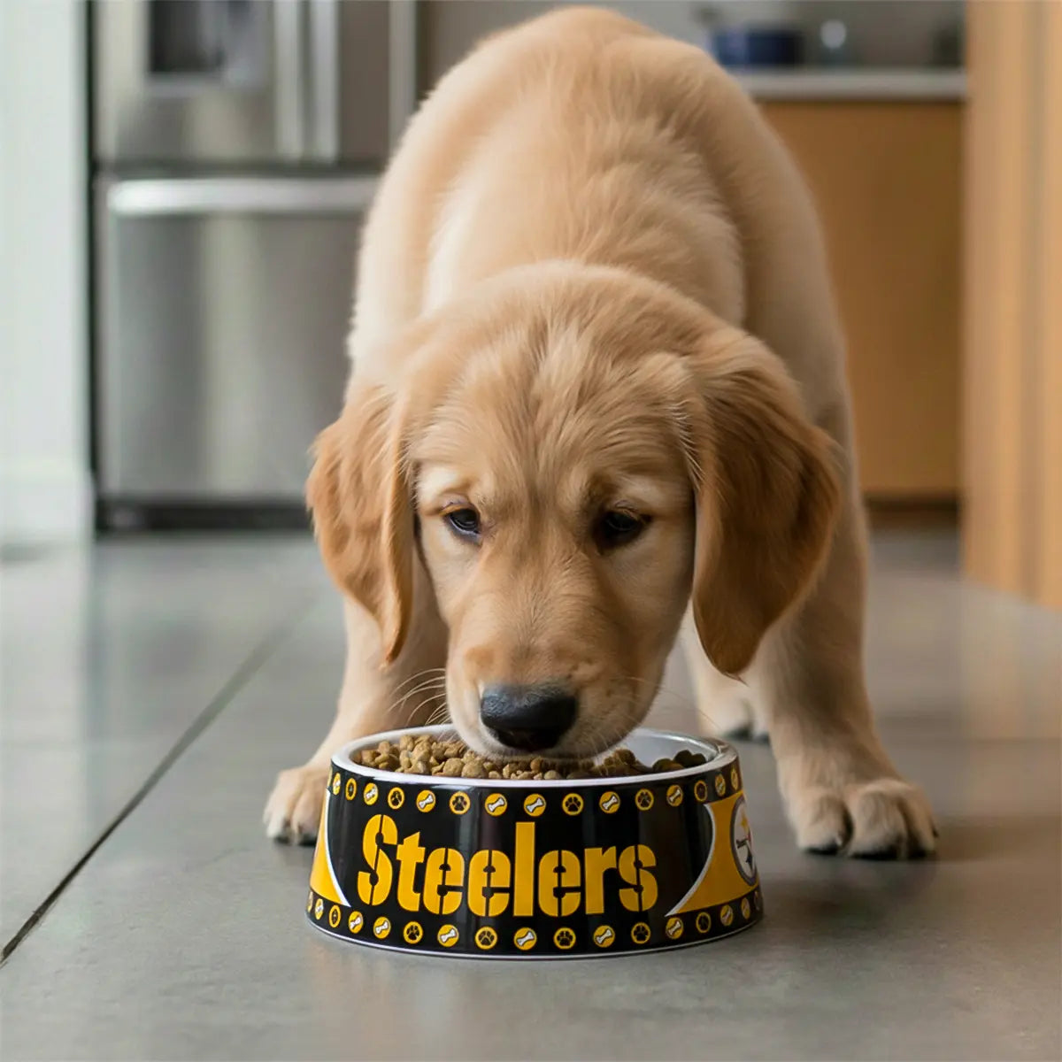 Plato Para Mascota NFL 26 Melamina Pittsburgh Steelers