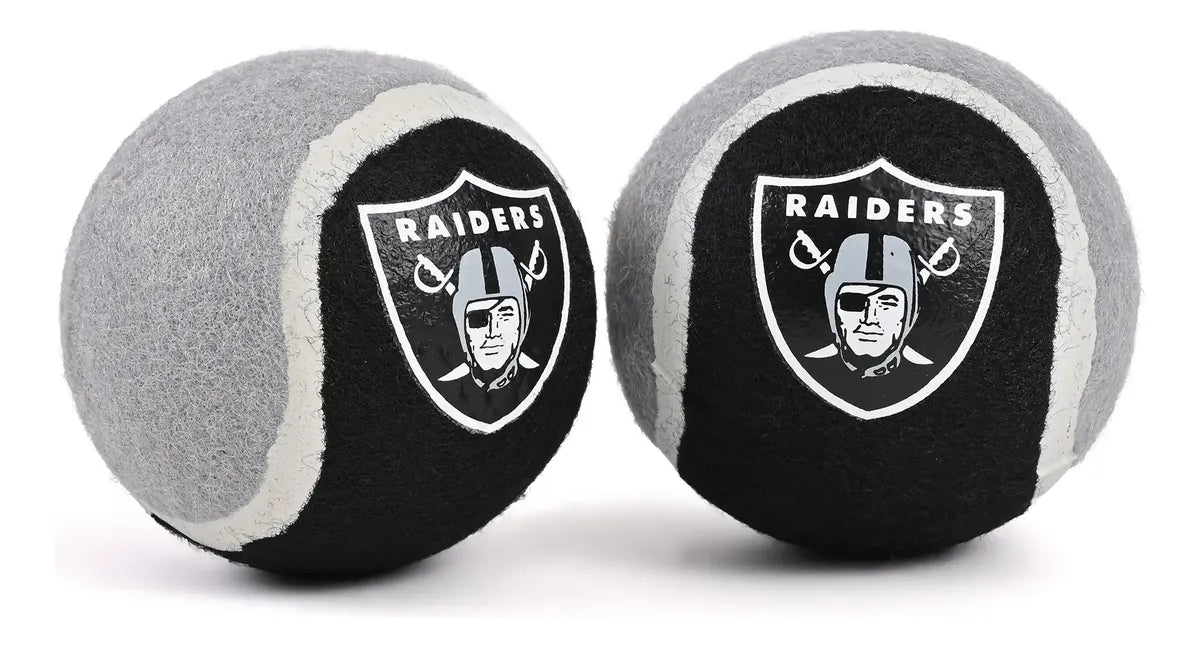 Juguete Mascota NFL 26 Set Pelota Tenis Las Vegas Raiders