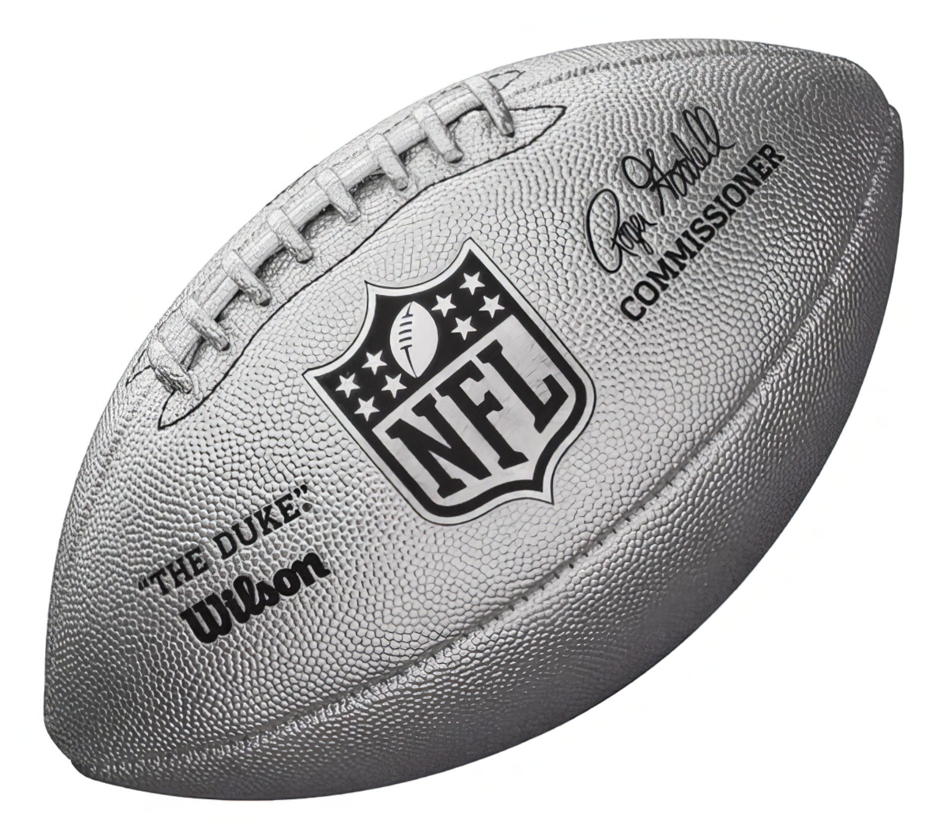 Balón Wilson NFL The Duke Metallic Silver