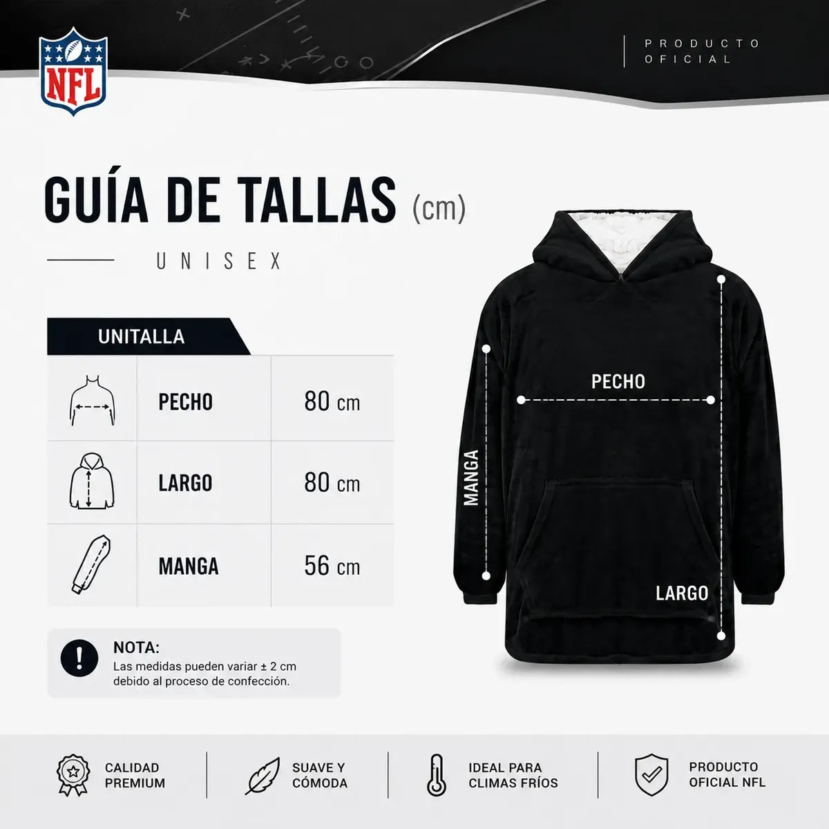Sudadera Cobija Doble Vista NFL 26 Dallas Cowboys