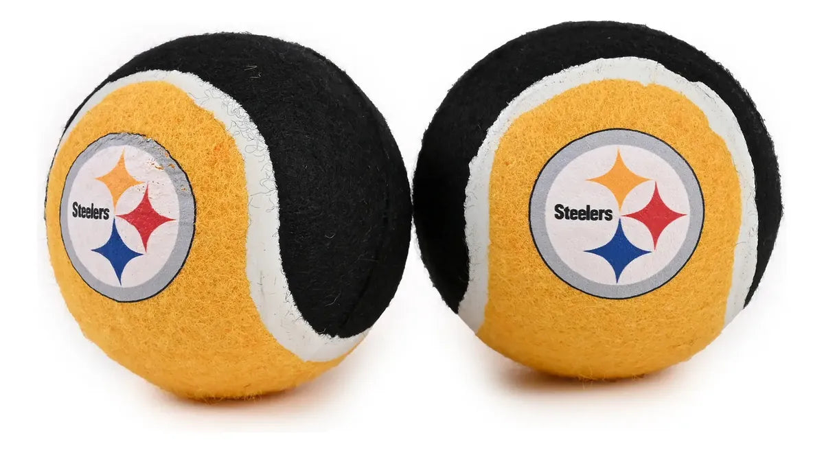 Juguete Mascota NFL 26 Set Pelota Tenis Pittsburgh Steelers