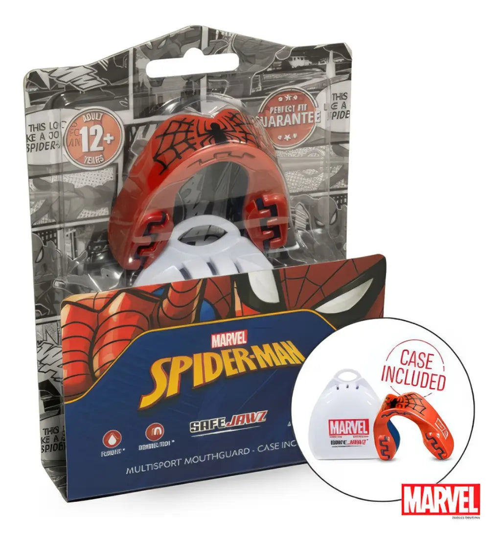 Protector Bucal Safe Jawz Junior Marvel Spiderman