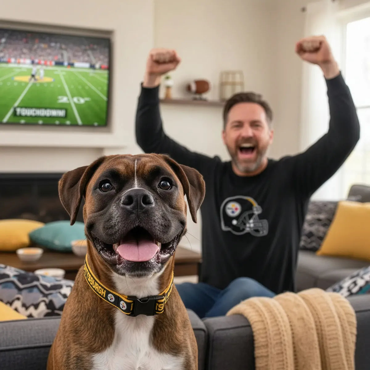 Collar Para Mascota NFL 26 Pittsburgh Steelers