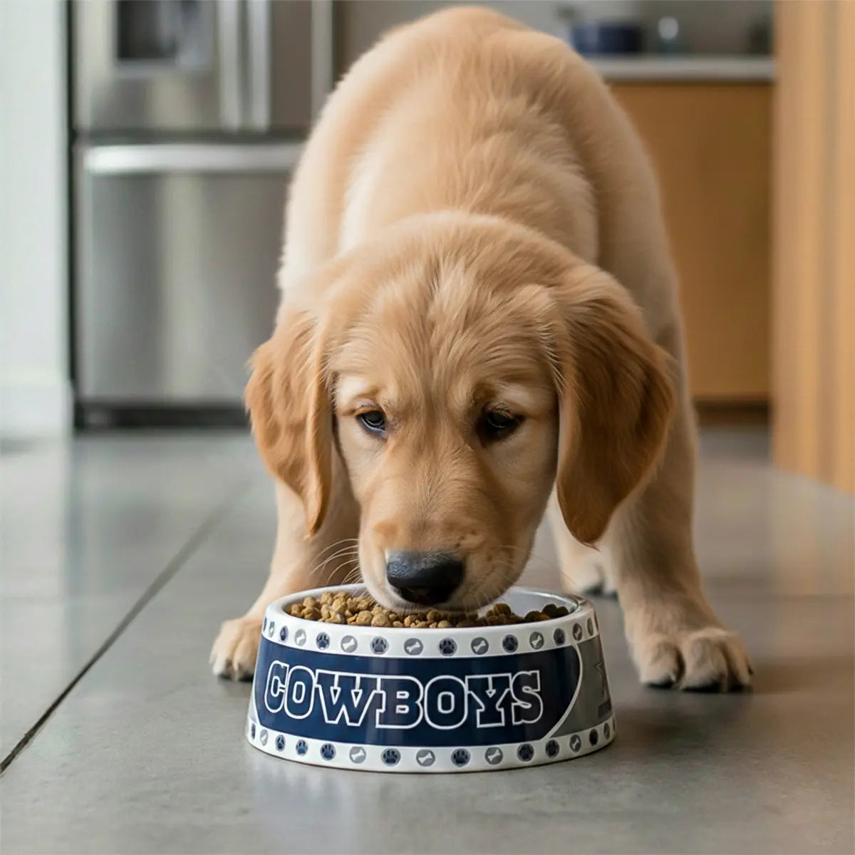 Plato Para Mascota NFL 26 Melamina Dallas Cowboys