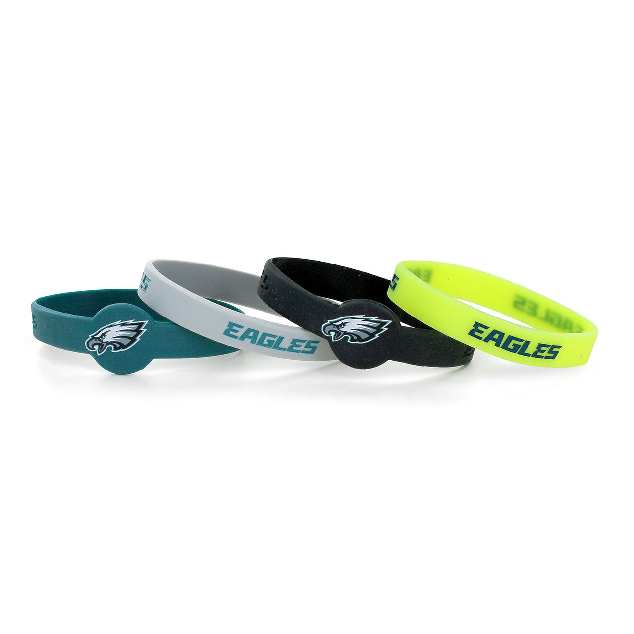 Brazalete Silicón Aminco 4pack NFL Philadelphia Eagles