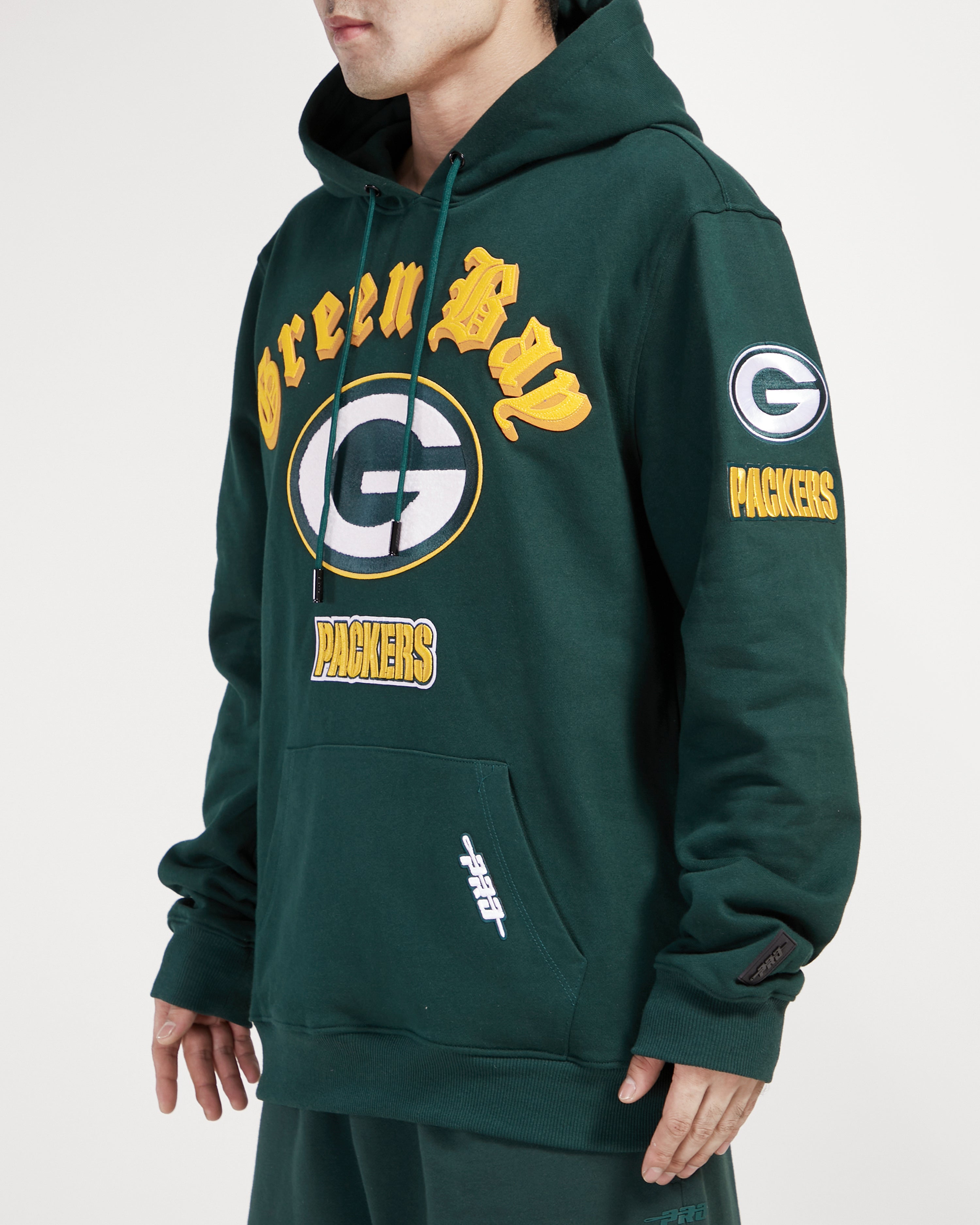 Sudadera Pro Standard Old English Green Bay Packers
