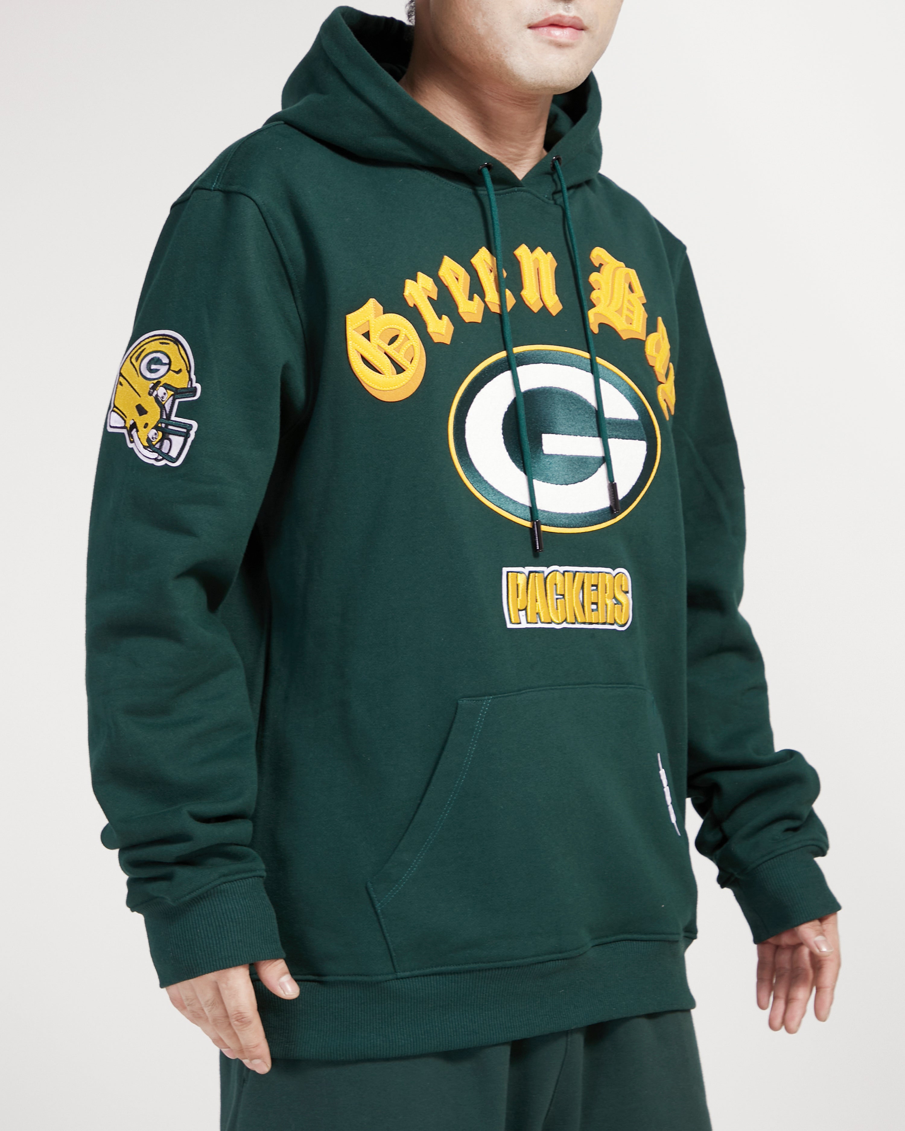 Sudadera Pro Standard Old English Green Bay Packers