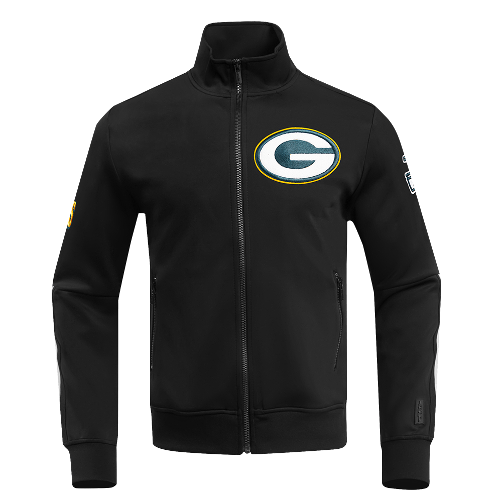 Chamarra DK Track Pro Standard Green Bay Packers Negra