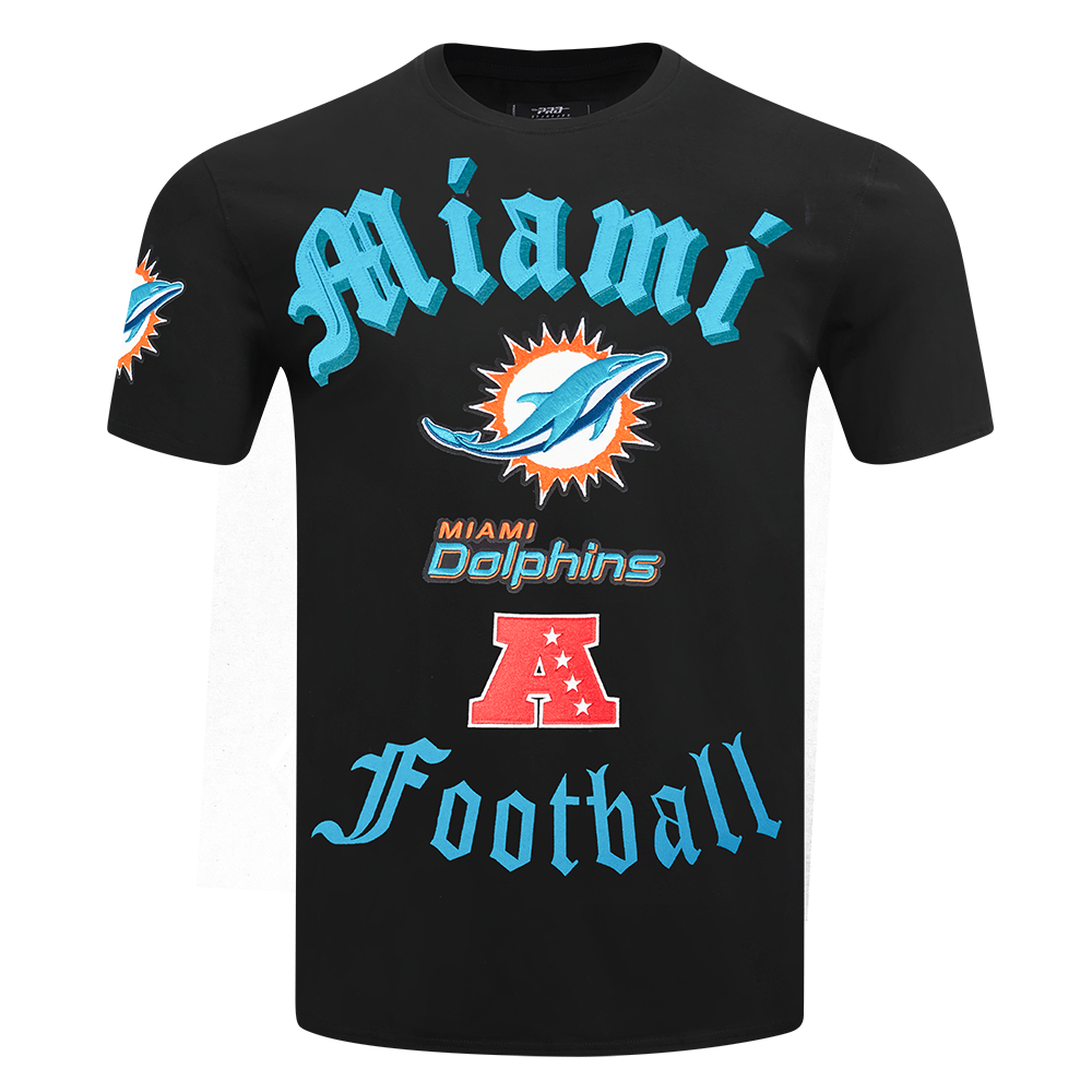 Playera Pro Standard Old English Miami Dolphins