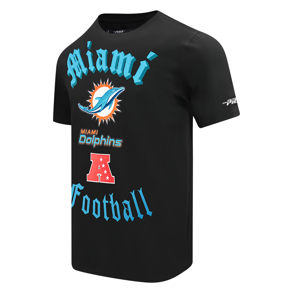 Playera Pro Standard Old English Miami Dolphins