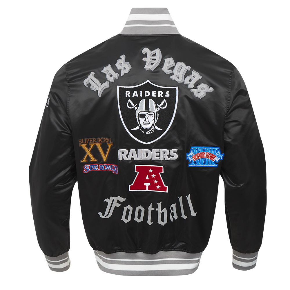 Raiders Chaquetas De Equipos De FÃºtbol Americano Chamarra
