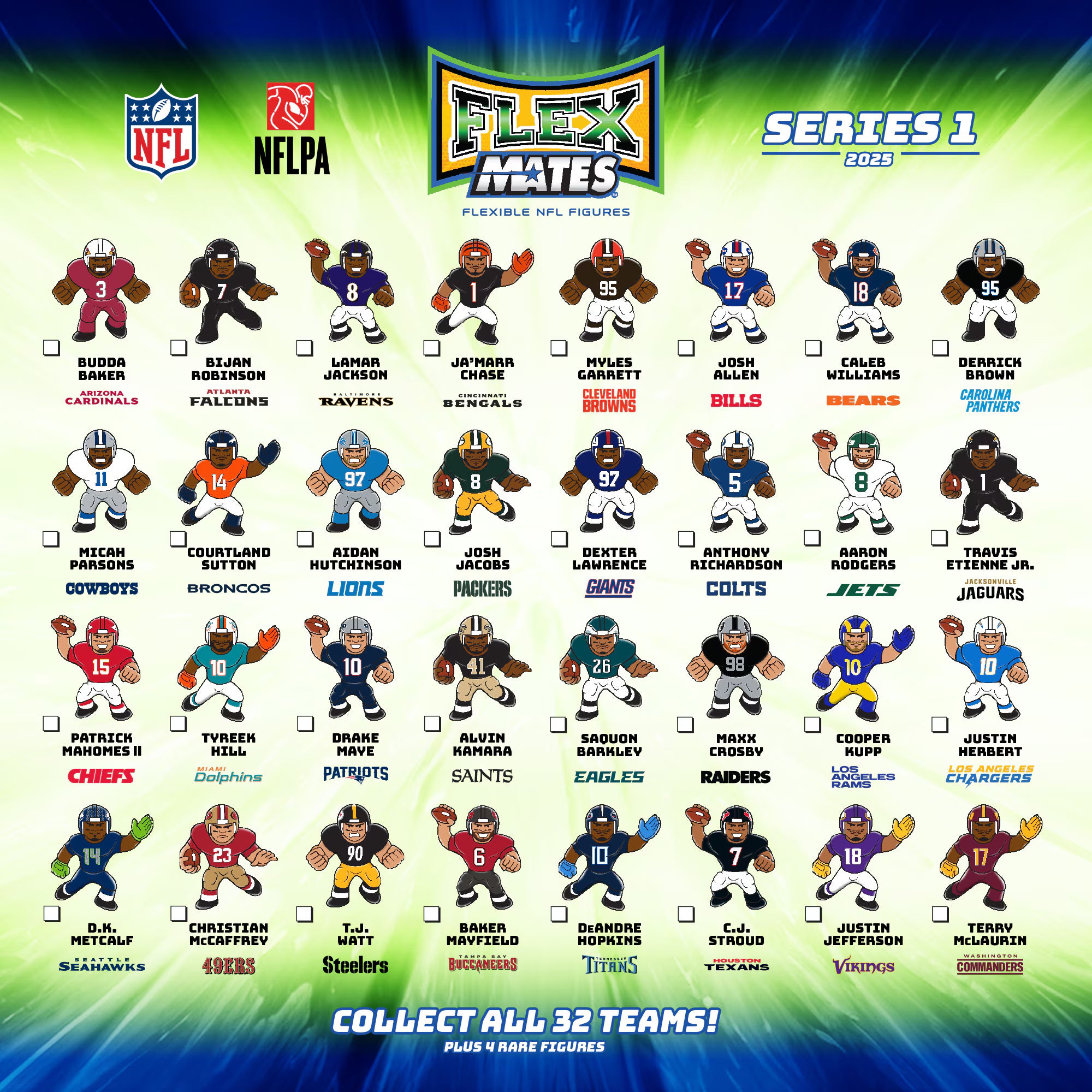 Sobre Squeezy FlexMates Jugador Sorpresa NFL 2025