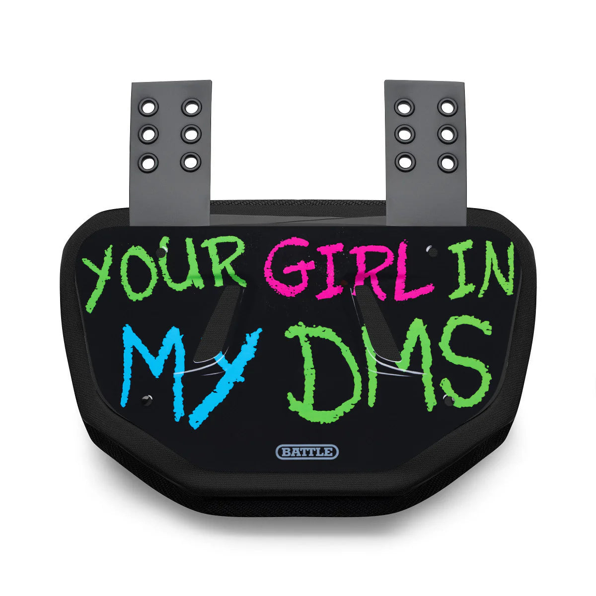 Back Plate Battle Sports Fútbol Americano In My DMS Adulto