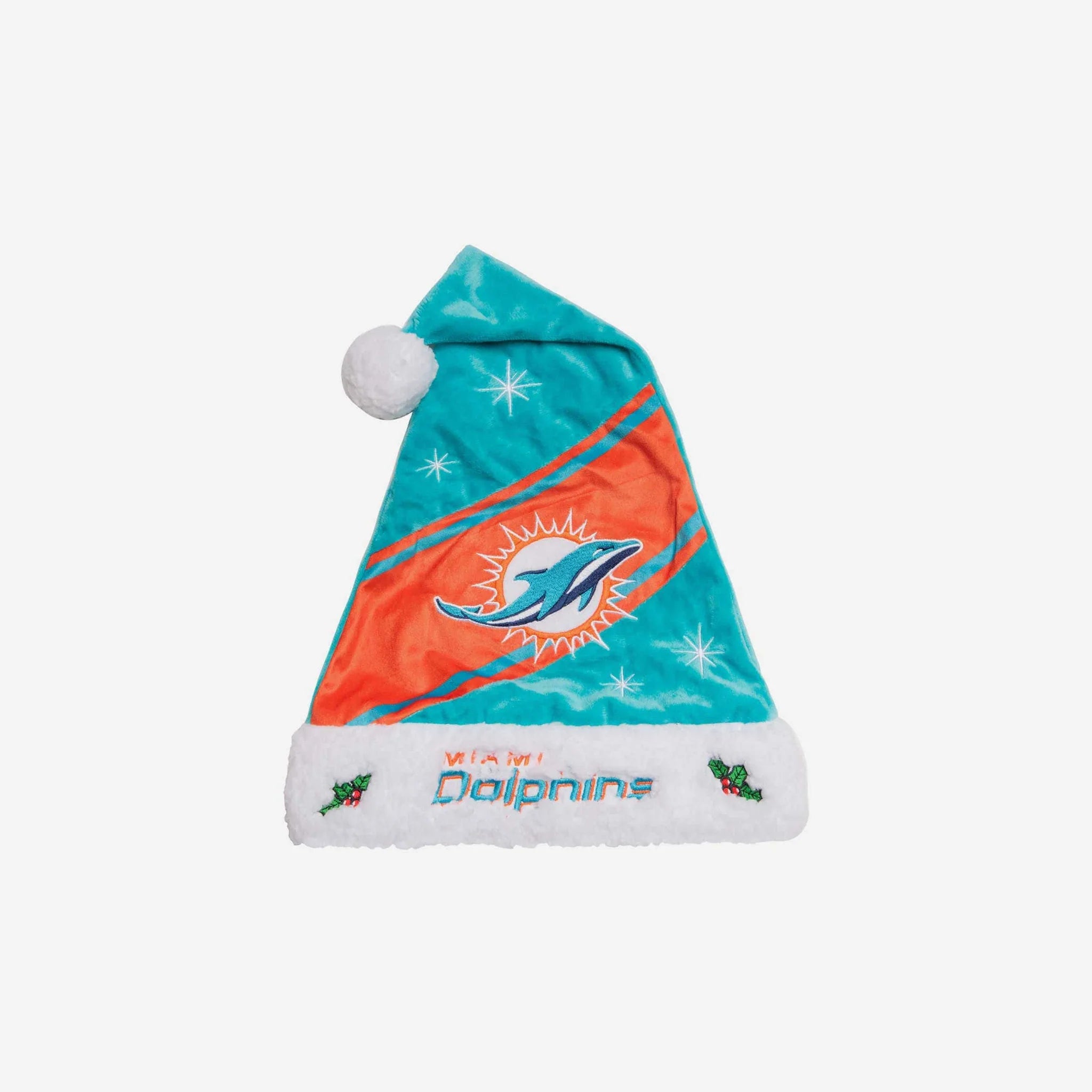 Gorro de Santa Navidad de Fútbol Americano NFL Dolphins